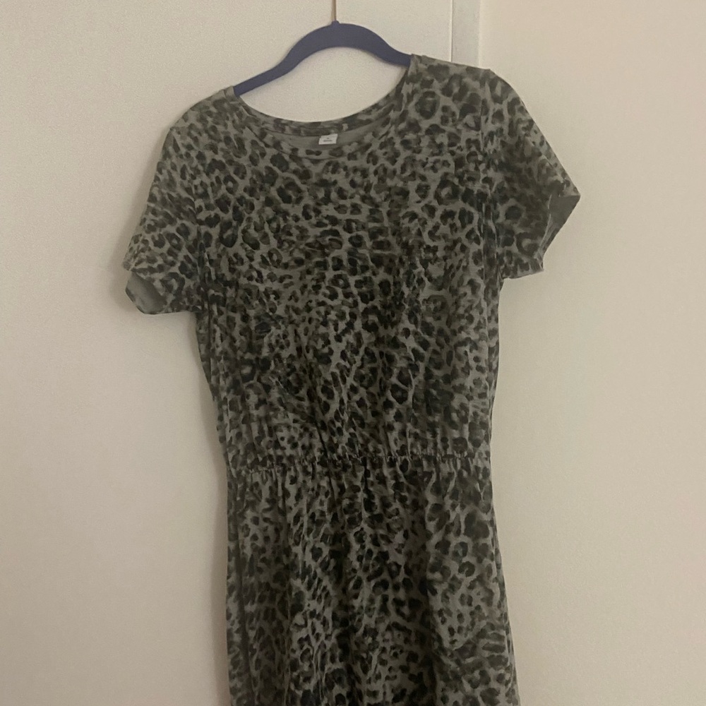 Animal print dress